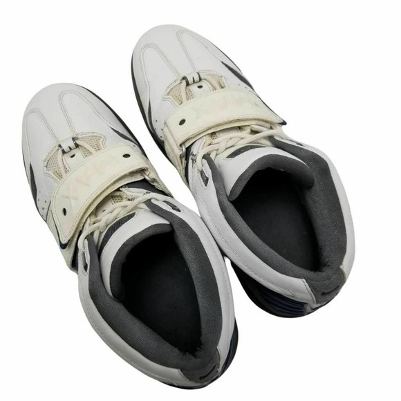 Nike Air Mens Force Operate Max 1 Sneaker White Blue 310429-144 Strap 10.5M - Picture 11 of 12